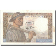 France, 10 Francs, 10 F 1941-1949 ''Mineur'', 1944, 1944-01-13, TTB+ - 10 F 1941-1949 ''Mineur''