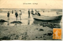 N°65758 -cpa Luc Sur Mer -la Plage- - Luc Sur Mer