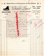 50- MANCHE-ST SAINT PIERRE L' EGLISE-RARE FACTURE CHARLES JENNET-CHAUSSURES-SABOTS-GALOCHES-1931 - Artigianato