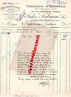 79- AZAY SUR THOUET-RARE FACTURE JULES SABIRON- 1924-BOULANGERIE BOULANGER DE FACON-FABRIQUE D' ETOFFES- - Artigianato