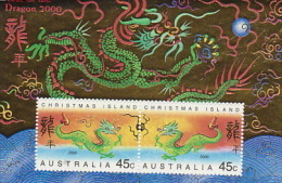 Christmas Island 2000 Year Of The Dragon MS - Christmas Island