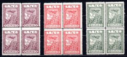 1932 TURKEY STAMPS IN AID OF THE TURKISH AVIATION SOCIETY BLOCK OF 4 MNH ** - Charity Stamps