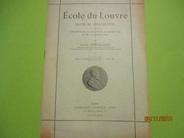 Fascicule /Ecole Du LOUVRE/Leçon De Réouverture Du Cours De L'Histoire De La Sculpture/Louis COURAJOD//1890  CAH189 - Ohne Zuordnung