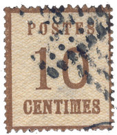 France : Alsace Lorraine N°10 Obl. TB - Other & Unclassified