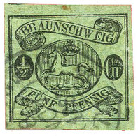 Allemagne Brunswick : N°6 Obl. TB - Braunschweig