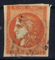 France: Yv 47 Obl./Gestempelt/used Dark Orange - 1870 Uitgave Van Bordeaux