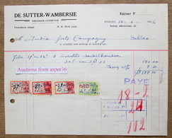 Drukker-Uitgever, De Sutter-Wambersie, Koning Albertstraat, Eeklo 1946 - 1900 – 1949