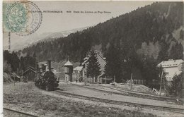 CPA 419 - Chemin De Fer Train Gare Du Lioran Et Puy Griou CANTAL PITTORESQUE - Otros & Sin Clasificación