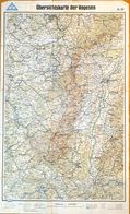 Carte Routière Des Vosges En 1942: Übersichtskarte Der Vogesen - Landkarten N° 86 - Carte Stradali