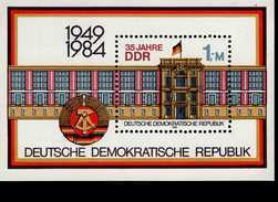 DDR Block 077 Staatsratsgebäude Postfrisch MNH *** ( 3 Blocks / 3 Items) - 1981-1990