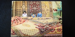 Mongolia. Ulan Bator. Carpet Shop -  OLD PC 1970s - Mongolie