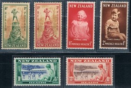 New Zealand, 1944/52, # 270/1, 301/2, 315/6, MNH - Nuevos