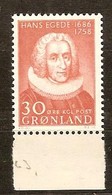 Groenland Greenland  1958 Yvertnr 32 *** MNH Cote  15,00 Euro Hans Egede - Neufs