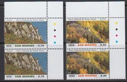 Europa Cept 1999 San Marino 2v(pair, Corner)  ** Mnh (41292L) - 1999