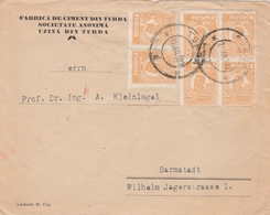 Roumanie Lettre De Turda Pour L'Allemagne 1923 - Postmark Collection