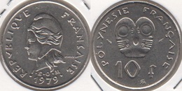 Polinesia Francese 10 Francs 1979 KM#8 - Used - French Polynesia