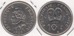 Polinesia Francese 10 Francs 1985 KM#8 - Used - French Polynesia