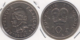 Polinesia Francese 10 Francs 1986 KM#8 - Used - Polinesia Francesa