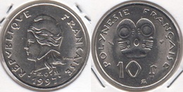 Polinesia Francese 10 Francs 1997 KM#8 - Used - Frans-Polynesië