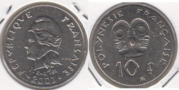 Polinesia Francese 10 Francs 2003 KM#8 - Used - Frans-Polynesië