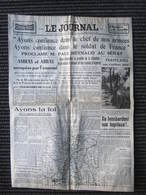 Journal De Guerre LE JOURNAL Mercredi 22 Mai 1940 - Otros