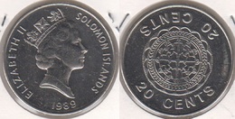 Solomon Island 20 Cents 1989 KM#28 - Used - Solomon Islands