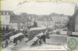 VAYRAC  Place De L'Eglise (marché) - Vayrac