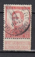 118 Gestempeld EREMBODEGEM - COBA 8 Euro - 1912 Pellens