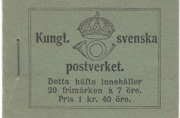 SWEDEN, 1918, Booklet 9 R (Facit), Mi 69, Gustav V - 1904-50