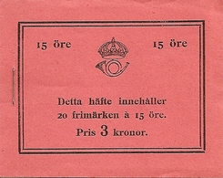 SWEDEN, 1932, Booklet 24 0 (Facit), Mi 217, Battle Of Lützen, Inverted - 1904-50