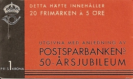 SWEDEN, 1933, Booklet 25 II (Facit), Mi 220 II, Postal Savings Bank - 1904-50