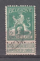 110 Gestempeld HEVERLE - COBA 8 Euro - 1912 Pellens