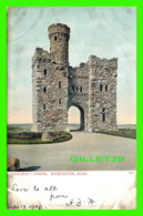 WORCESTER, MA - BANCROFT TOWER - TRAVEL IN 1906 - THE METROPOLITAN NEWS CO - - Worcester