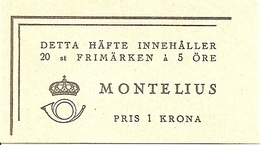 SWEDEN, 1943, Booklet 67 (Facit), Mi 302, Montelius, Archeologist - 1904-50