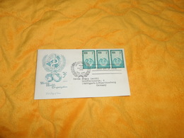 ENVELOPPE FDC WORLD HEALTH ORGANIZATION / CACHETS UNITED NATIONS NEW YORK DE 1956../ CACHETS + TIMBRE.. - Gebruikt