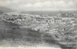 Le Pouzin (Ardèche) - Vue Générale Prise Du Sud - Edition Brun & Cie - Carte Dos Simple N° 3 - Le Pouzin