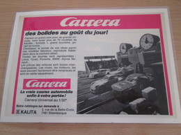 Page De Revue Des Années 60/70 : PUBLICITE  CIRCUIT AUTOMOBILE CARRERA Format  A5 - Corgi Toys