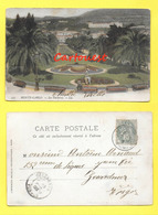 CPA MONTE CARLO - LES PARTERRES 1903 (  Jardinier ) - Monte-Carlo