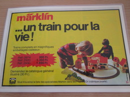 TRAIN ELECTRIQUE MARKLIN  -  Pour  Collectionneurs ... PUBLICITE  1/2 Page De Revue Des Années 70 Plas - Frans
