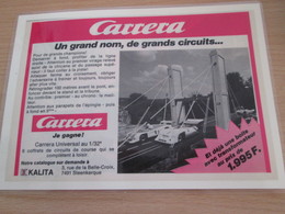 Page De Revue Des Années 60/70 : PUBLICITE  CIRCUIT AUTOMOBILE CARRERA Format  A5 - Corgi Toys