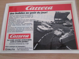 Page De Revue Des Années 60/70 : PUBLICITE  CIRCUIT AUTOMOBILE CARRERA Format  A5 - Corgi Toys