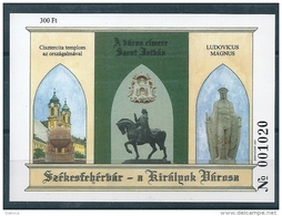 1370 Hungary 2001 Szekesfehervar City Of The Kings Memorial Sheet MNH - Herdenkingsblaadjes