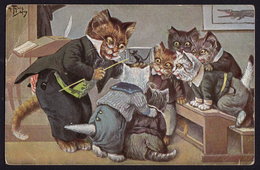 THIELE CAT CATS OLD POSTCARD Serie 1879 (see Sales Conditions) - Thiele, Arthur