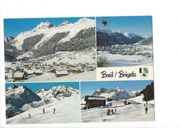 20821 - Breil Brigels Surselva  En Hiver Skieurs ( Format 10 X 15) - Breil/Brigels