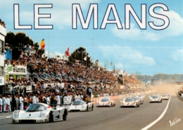 LES 24 HEURES DU MANS , SPORT AUTOMOBILE  ,  MERCEDES En Première Ligne - Le Mans