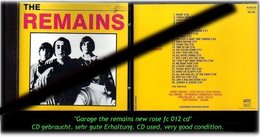 "THE REMAINS" GARAGE THE REMAINS NEW ROSE FC 012 CD -1989- -R- - Hard Rock & Metal