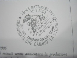 G1 ITALIA GATTINARA VINO UVA ENOLOGIA WINE WEIN ENOLOGY ENOLOGIE - ANNULLO 2005 TEMPESTA METEO - Fruits