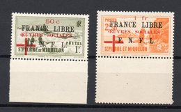 !!! PRIX FIXE : ST PIERRE ET MIQUELON PAIRE N°310/311 NEUVE ** - Unused Stamps