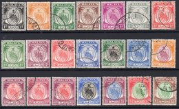 Malaya Negri Sembilan 1949 Arms Definitives Set Of 21, Used, SG 42/62 - Negri Sembilan