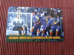 Phonecard Juventus Football (Mint,Neuve)  Rare - Saint-Marin